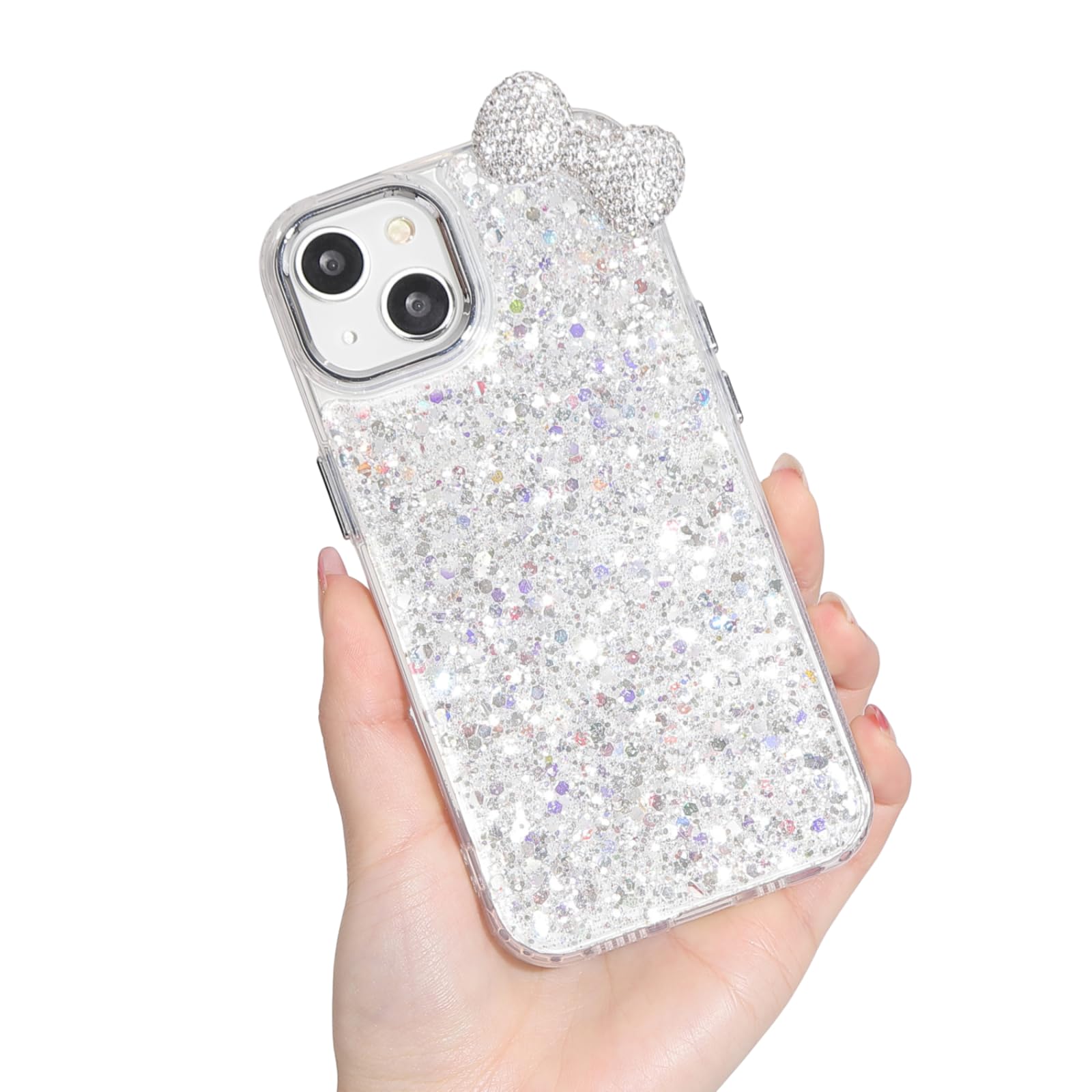 キラキラ リボン ラメ イエロー シルバー 韓国 iPhoneケース デコ Amazon.co.jp: 【キラキラリボン】竹下工房 キラキラ リボン